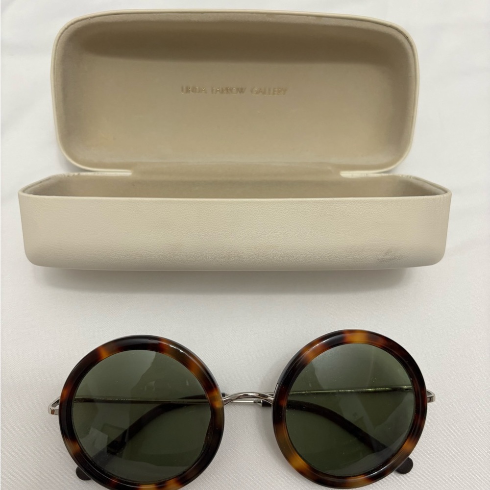 The Row x Linda Farrow Tortoise Sunglasses